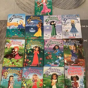 Lot of 13 Rescue Princess Paperback Books--Homeschooling